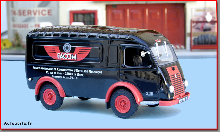 Modellino in miniatura Renault 1000KG 1/43 Norev camion balai tour de