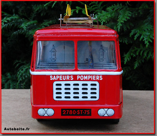 Superbe camion de pompier joustra bernard jouet ancien en