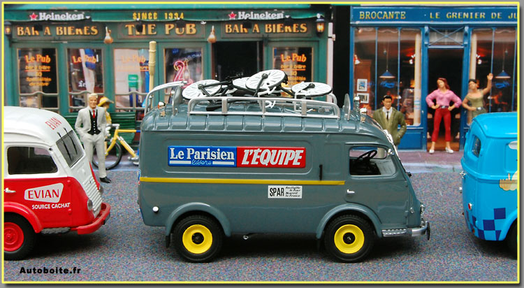 OPO 10 - Camion 1:43 Norev Compatibile con Renault 1000 kg 1945 Grigio (R917