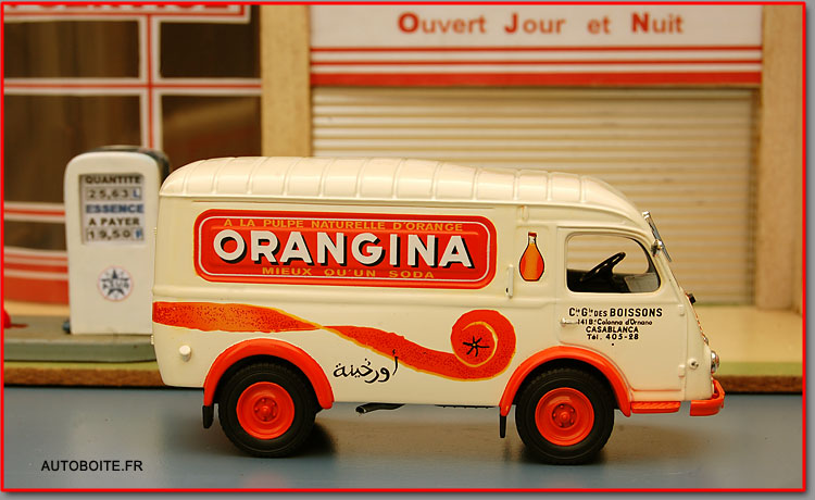 RENAULT 1000 Kg ORANGINA NOREV 1:43 of reference 518551