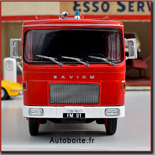 Saviem SM7 Pompiers au 1/43 ème de Altaya  face