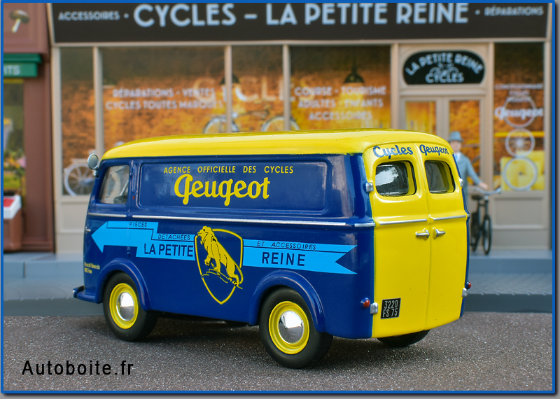Peugeot D3A cycles Peugeot avec diorama 1/43 Altaya