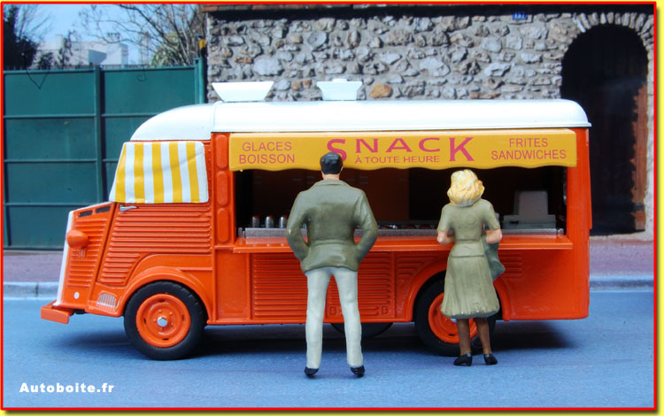 Citroën Type H 72 snack de plage Eligor Hachette