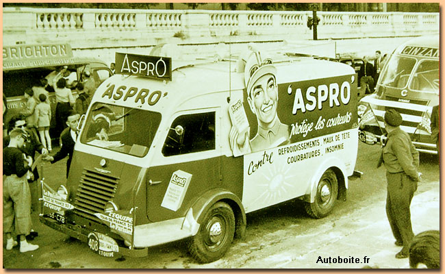 Camion Renault 1000 Kg Aspro Tour De France 1950 - Occasion D'exception