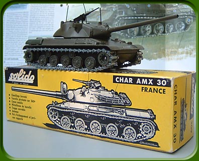 SOLIDO CHAR blindé AMX 30 N° 209 SOLIDO CHAR blindé AMX 30 N° 209