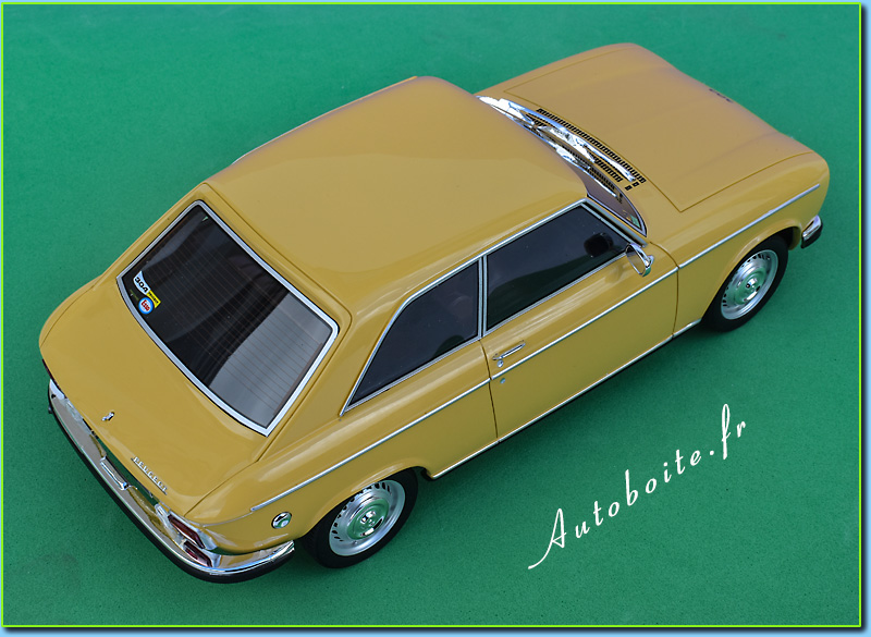 Peugeot 304S coupé 1965 de Ottomobile au 1/18 ème jaune bas ar