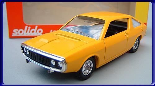 RENAULT 17TS de SOLIDO au 1/43 ème