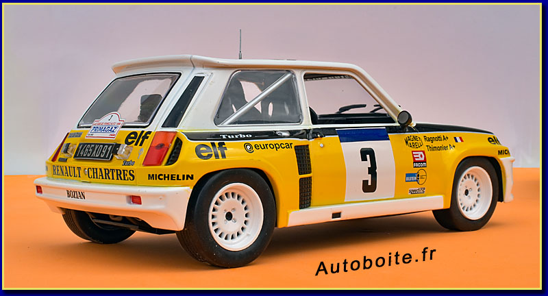 Renault 5 Turbo Elf Ragnotti Altaya Arrière