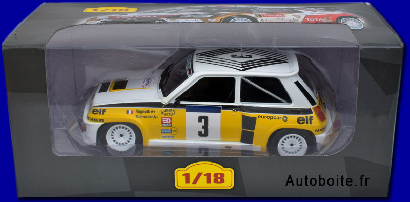 Renault 5 Turbo Elf Ragnotti Altaya Ixo 1/18  boite
