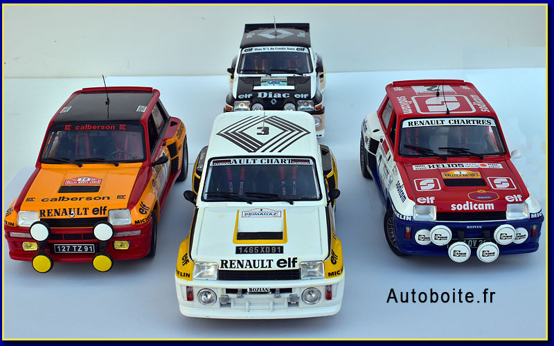  4 Renault 5 Turbo1/18 