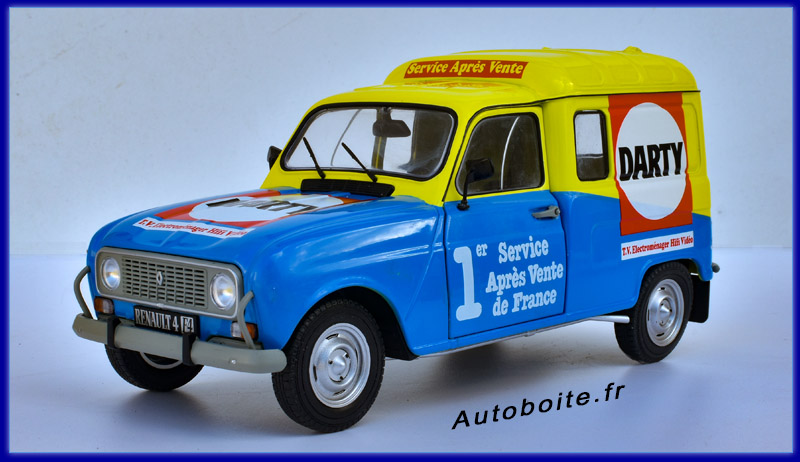 Renault4 F4 1988 Darty au 1/18 ème de Solido b