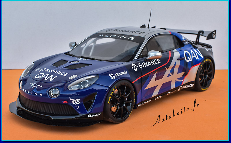 Renault Alpine A110 GT4 EVO eSports Series 2024 au 1/18 ème de Otto b 