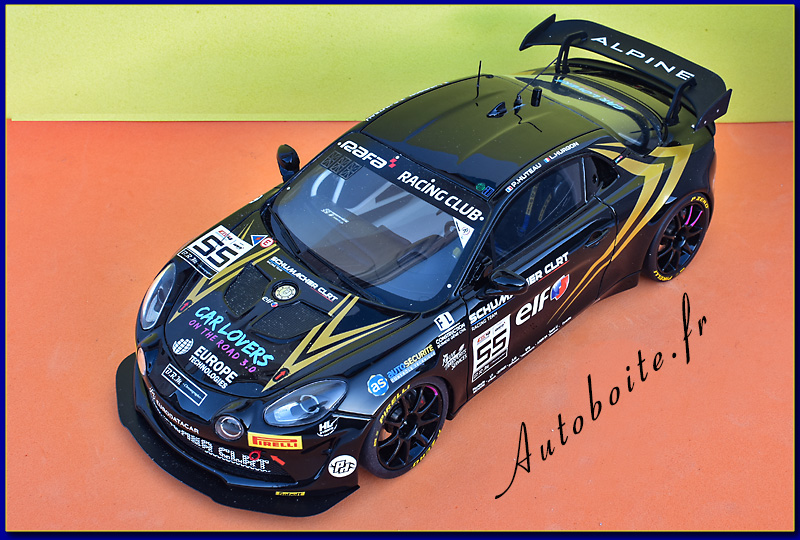 Renault Alpine A110 GT4 EVO European Series 2024 au 1/18 ème de Otto haut 