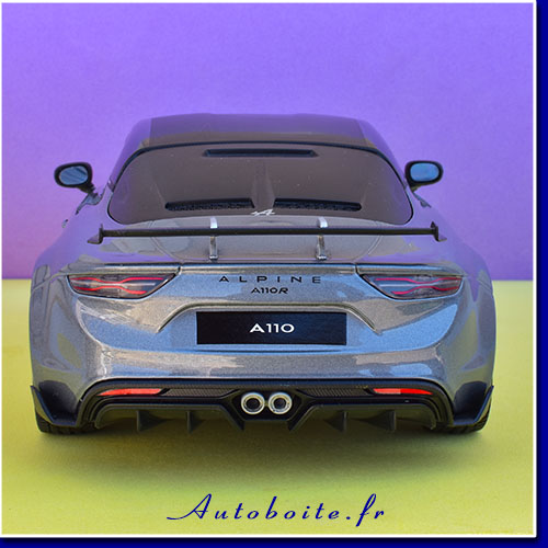 Alpine A110 R Turini 2025 Gris Tonnerre 1/18 Norev ar