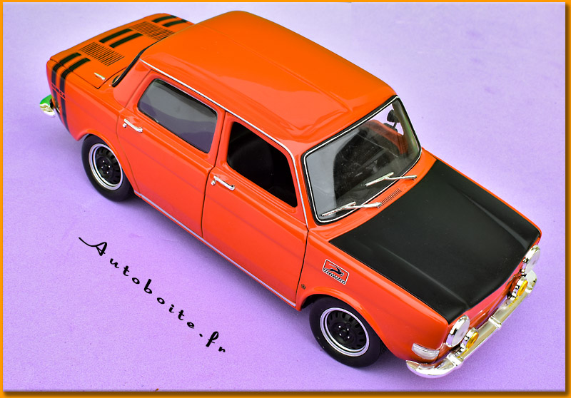Simca 1000 Rallye 1971 au 1/18 &egrave;me de Norev h