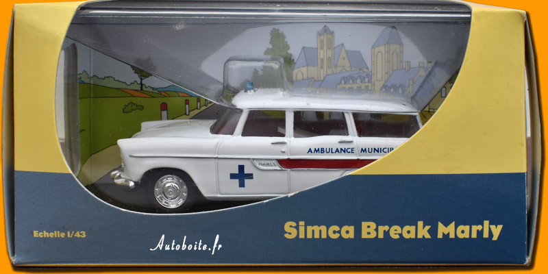 SIMCA MARLY BREAK Ambulance 1956 de ELIGOR au 1/43 boite