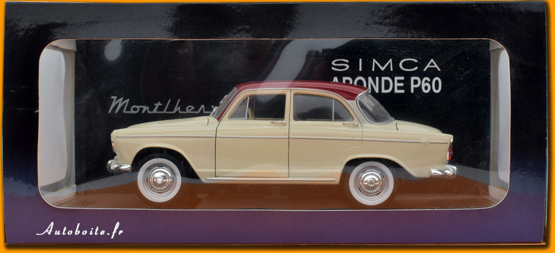 SIMCA P60 Montl&eacute;ry 1958 de Norev au 1/18 &egrave;me  boite
