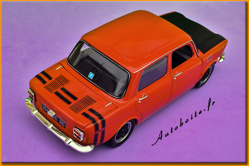 Simca 1000 Rallye 1971 au 1/18 &egrave;me de Norev h.ar