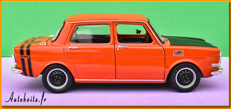 Simca 1000 Rallye 1971 au 1/18 &egrave;me de Norev l