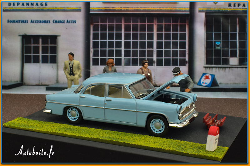 Route bleue SIMCA Trianon La panne n&deg;5 Altaya